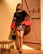 Cotton Rosy Mini Dress